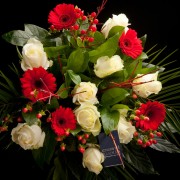 Rosen Blumenstrauss Duesseldorf - weiss - Snij Gereed produkt gemengd boeket - Blumen - 02140 - Certi